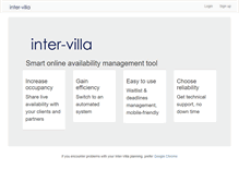 Tablet Screenshot of inter-villa.com